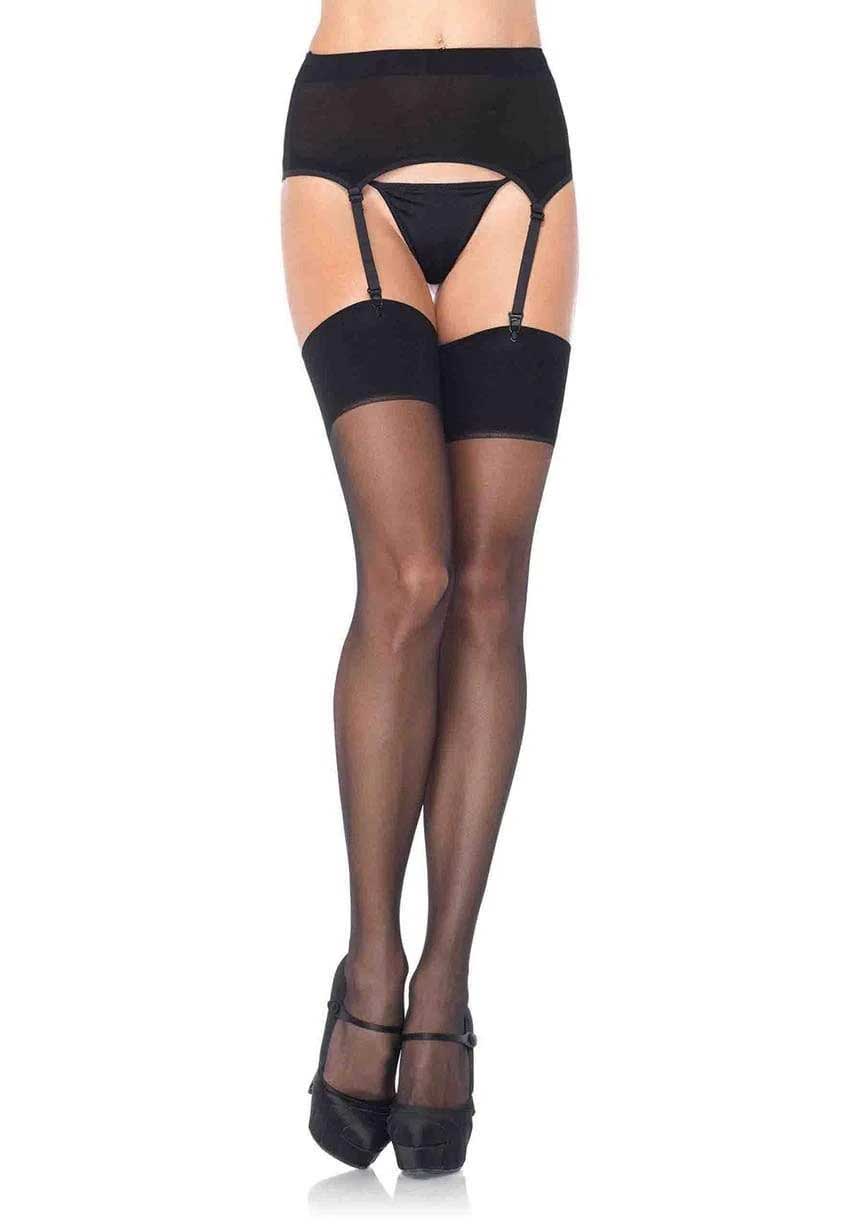 Zara Garter Belt and Stocking - Queen - Black LA-1925QBLKQ